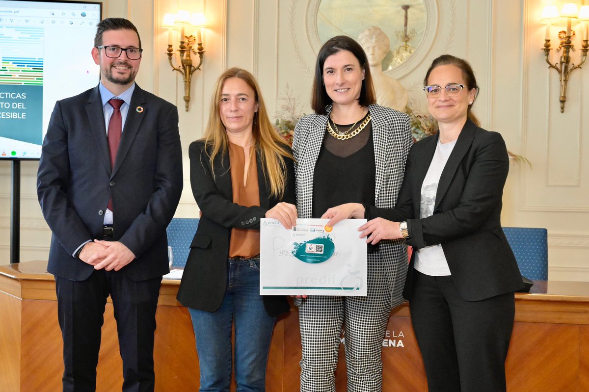 gemaigual's tweet image. 🛄👩🏻‍🦽Santander ha recibido hoy 20 acreditaciones a otros tantos espacios accesibles por parte de @Predif_Estatal Gracias! 💪🏻
🗯Una ciudad accesible es una ciudad que aporta grandes beneficios como destino
📍En @PdelaMagdalena con @TurismoSDR @miriam_DHG