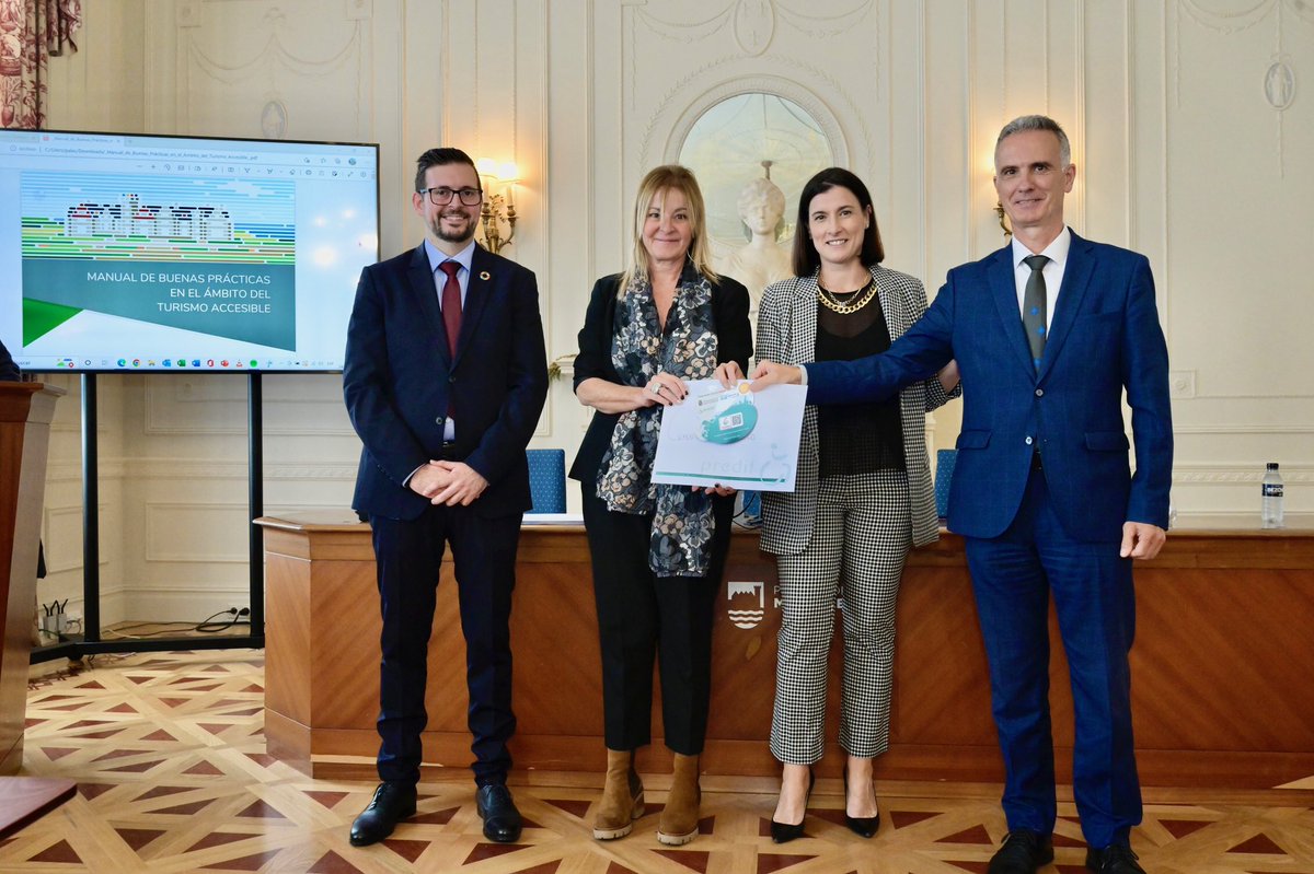 gemaigual's tweet image. 🛄👩🏻‍🦽Santander ha recibido hoy 20 acreditaciones a otros tantos espacios accesibles por parte de @Predif_Estatal Gracias! 💪🏻
🗯Una ciudad accesible es una ciudad que aporta grandes beneficios como destino
📍En @PdelaMagdalena con @TurismoSDR @miriam_DHG