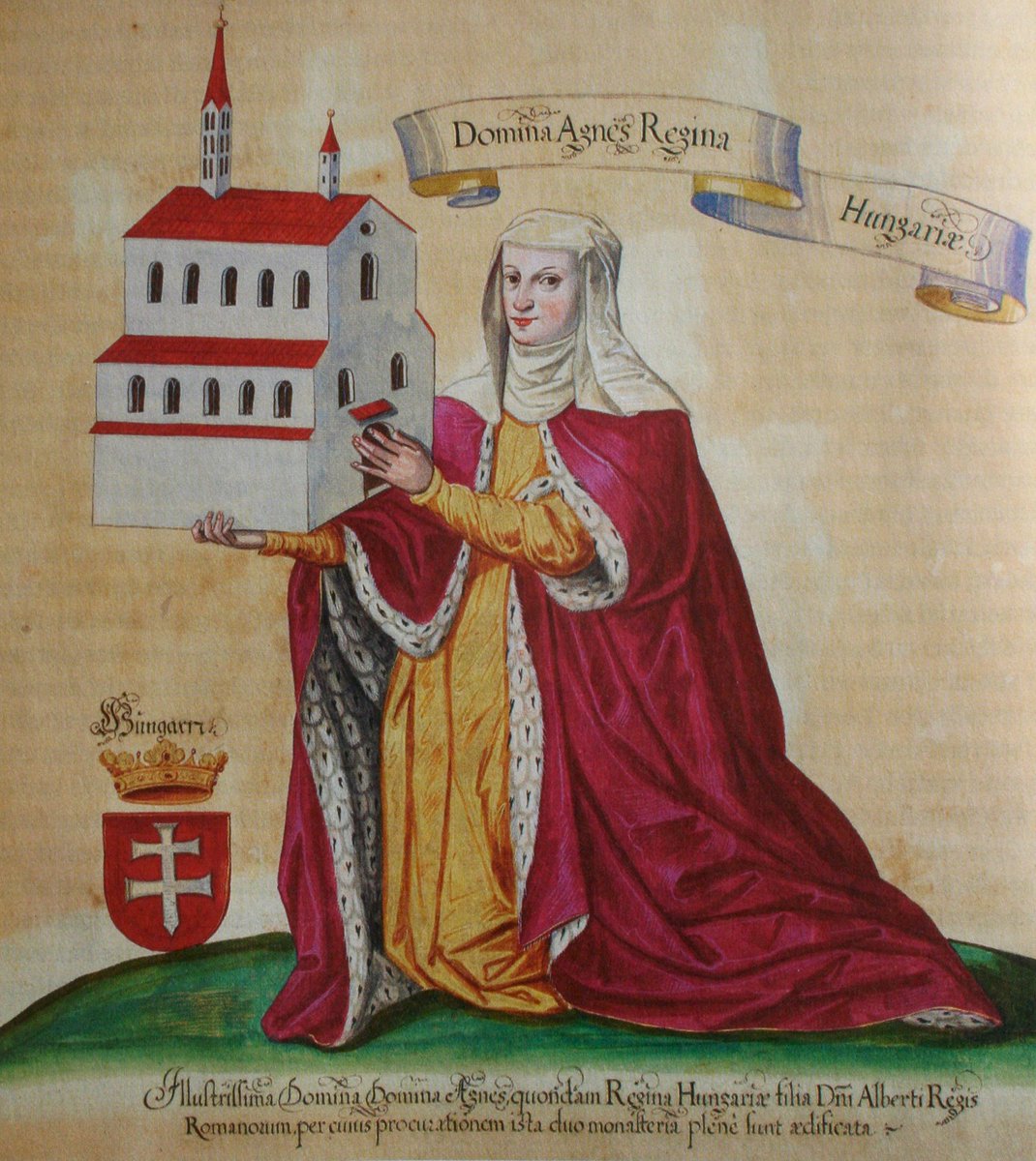 Agnes, Queen Consort of Hungary, Daughter of Albrecht I of Austria, taken from https://en.wikipedia.org/wiki/Agnes_of_Austria_(1281%E2%80%931364)#/media/File:Agnes_Regina.JPG