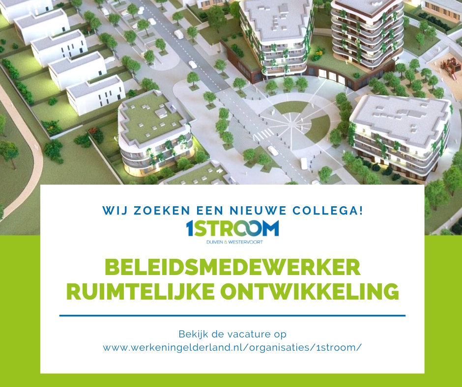 #vacature #beleidsmedewerker Ruimtelijke Ontwikkeling
Wij zoeken een enthousiaste collega die samen met ons de ruimtelijke ontwikkelingen in de gemeente Duiven en Westervoort mogelijk maakt.
#wonen &amp; #woningbouw en #bedrijvigheid. 
Meer info: werkeningelderland.nl/organisaties/1…