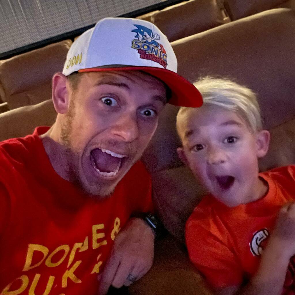 mattmager's tweet photo. Movie night with my little dude! #magerspresspause #chasejpressplay https://t.co/phvdaHFEW2