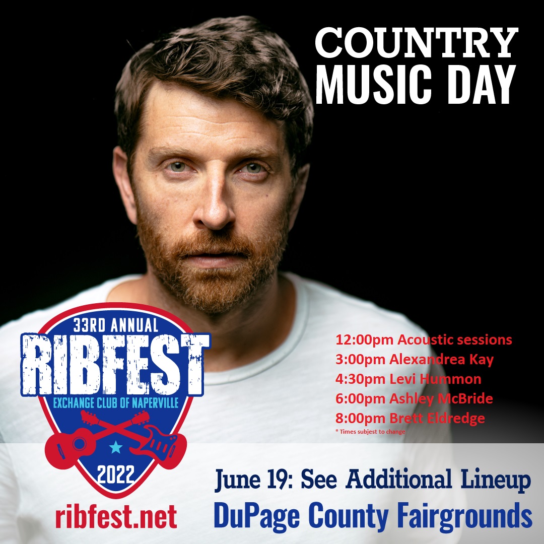 Country day on Fathers Day.  Bring Dad to Ribfest to enjoy a day of Country Music and Ribs.   
Get your Country Music Day tickets before they’re gone.
Buy now: bit.ly/3OJz4Cj
#FathersDay  #exchangeclubofnaperville #countrymusic