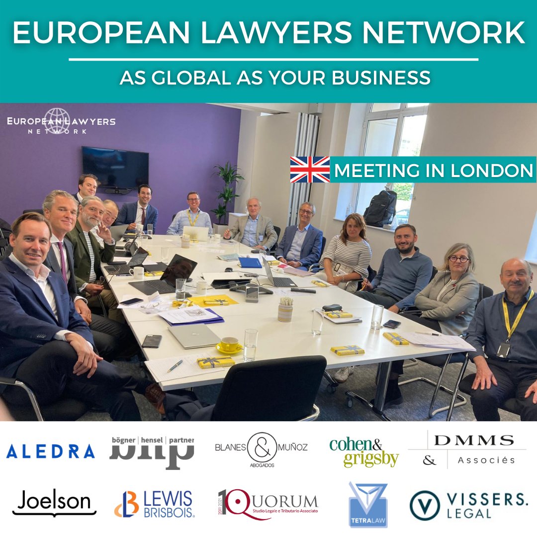 aledralegal's tweet photo. Meeting en Londres de la EUROPEAN LAWYERS NETWORK.
Si quieres saber más sobre esta plataforma de abogados constituida como AEIE y lo que pueden aportar en operaciones internacionales complejas, contacta con nosotros.
https://t.co/wvjMaK2gR1
https://t.co/6SVSMzREEe

#lawyer #EEIG https://t.co/S56npCrs2r