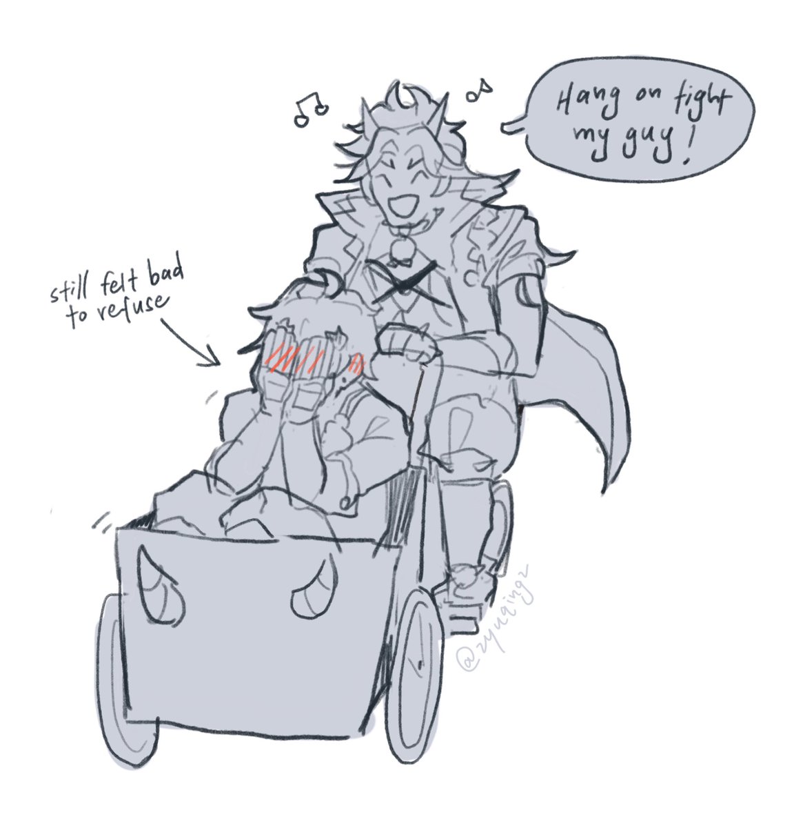 These are called cargo bikes and itto drives around carrying his pals and Thoma is the first 