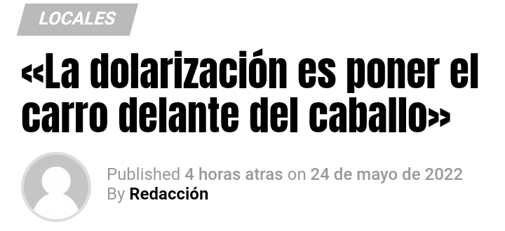 pablogorban's tweet photo. Nota con Diario Castellanos sobre las implicancias de una dolarización de la economía.

Gracias @IGarbulsky

https://t.co/6YLMyeQGtf https://t.co/qMhx8Yz3qg