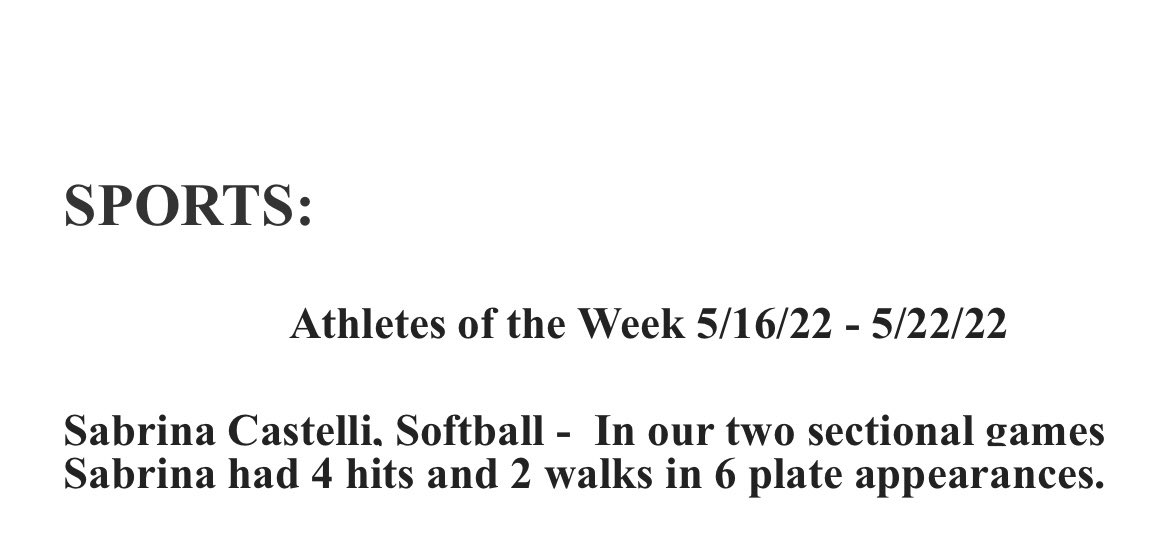 John Jay EF Varsity Softball tweet media