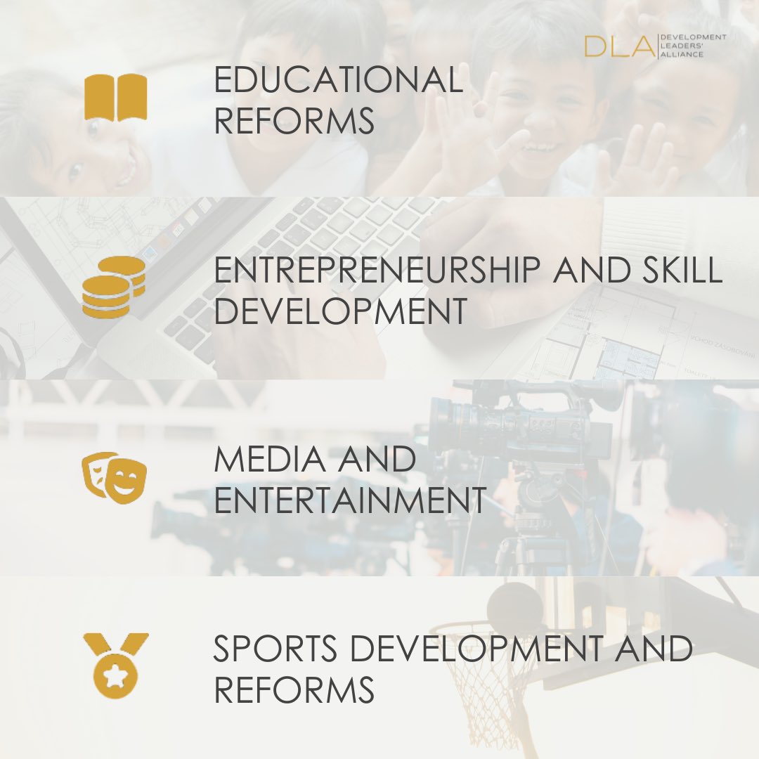 DLA_India's tweet photo. These sectors play a crucial role in building future. Knowledge about these sectors, translates into skills that leaders must have to build a future that is full of innovation-led policies. 

#development #youth #organisation #innovation #leadership #vision #empowerment https://t.co/A7yspVKq8Q