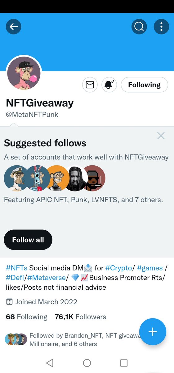 MobSlug's tweet photo. @MetaNFTPunk Done. Thanks.
$ETH
0x4D5F21dd5743e313f9b27b4EFf69f0c81a9A78fe https://t.co/lgOy6yISEu