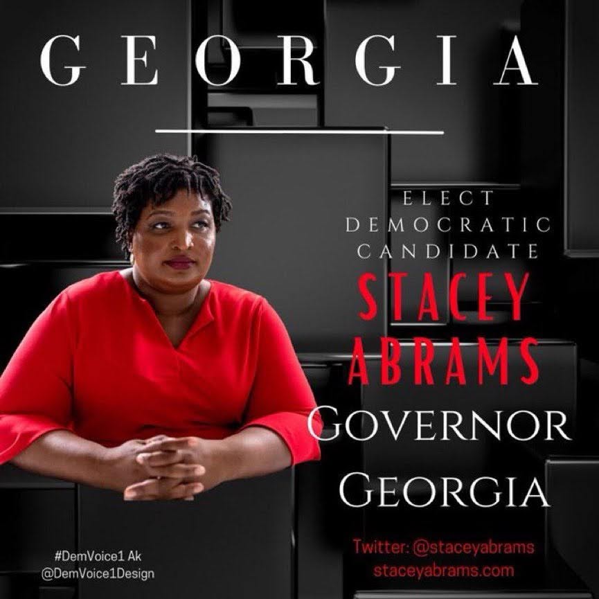 PatsLadi99's tweet photo. #AbramsForGA🇺🇸
Why support @staceyabrams ???
She's a fighter for Georgia! 🌊🇺🇸🌊🇺🇸🌊 https://t.co/jZSi2rcSM0