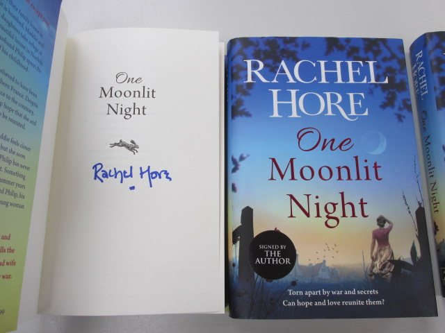 We have #signed copies of #OneMoonlitNight by @Rachelhore available now in #Haverfordwest #Pembrokeshire @SimonSaysBooks