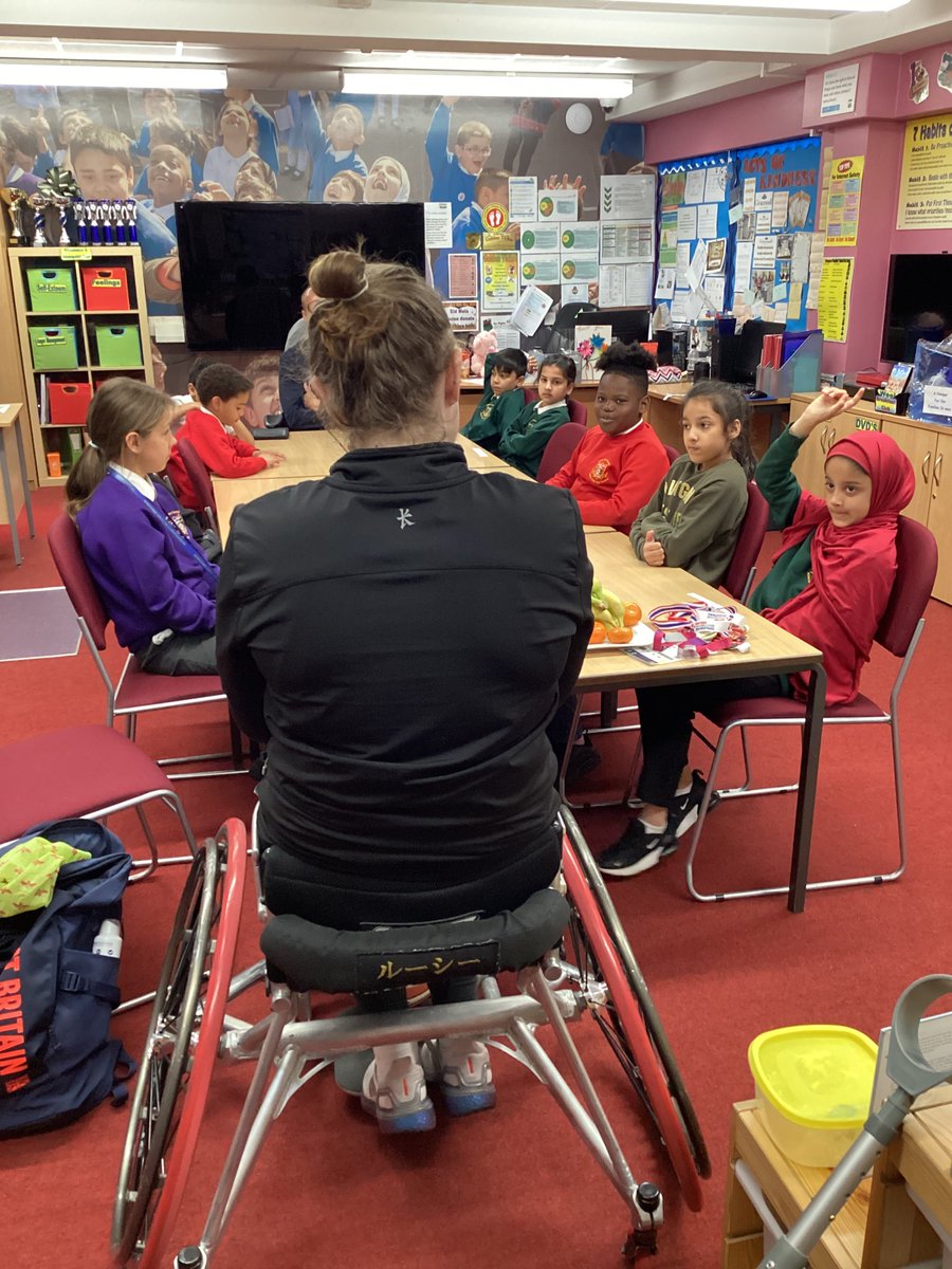 AdderleySchool's tweet photo. Our Playleaders have been given the opportunity to ask @Lucy12Robinson questions about her sporting achievements. 

@CPSGO @YouthSportTrust @SportBirmingham @BirminghamEdu 

#inspirational #playleaders https://t.co/hCFmVsrUci