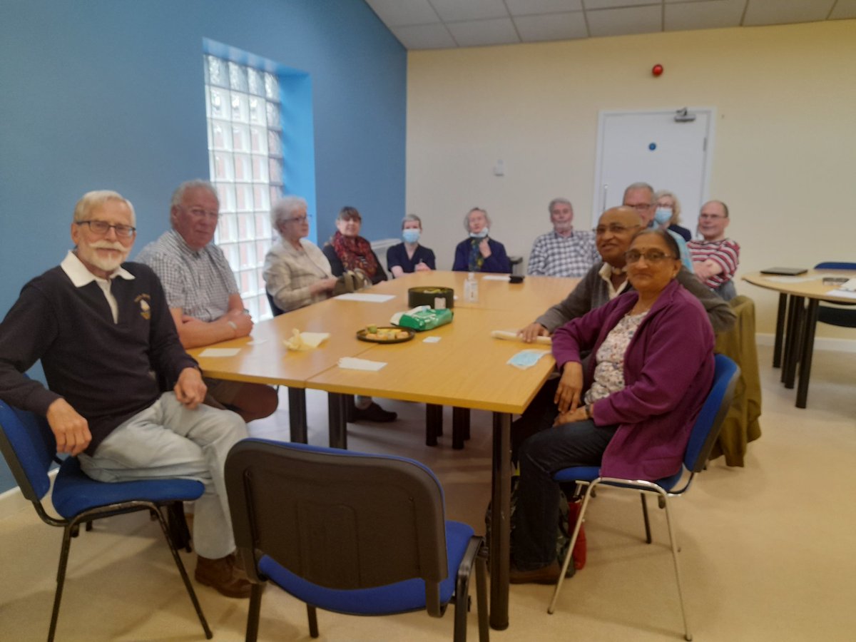 sussenbachc's tweet photo. First laryngectomy support group in Leicester since 2019! Great turn out. Lovely for everyone to have a space to chat and share! Hopefully it can become a regular event again now. https://t.co/75C2LapjQa