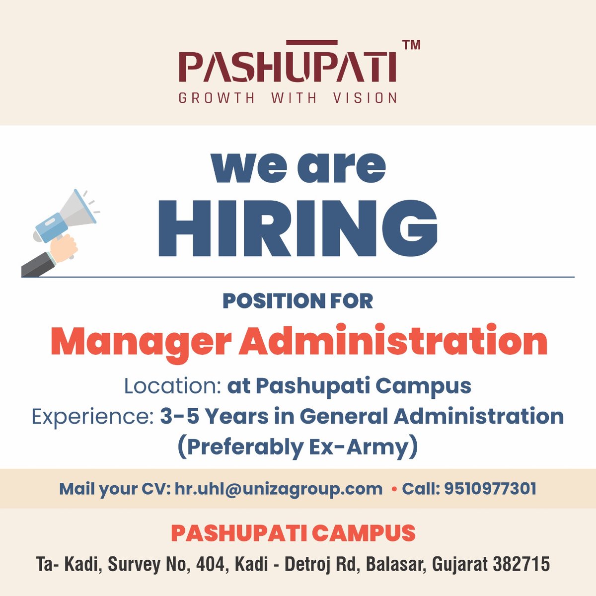 UnizaGroup's tweet photo. Once-in-a-lifetime opportunity is brought to you by one of the leading pharmaceutical company.
Position: Manager Administration
Location: Pashupati Campus
Interested candidates please mail your CV at hr.uhl@unizagroup.com or can contact on 9510977301
#ManagerAdministration https://t.co/DNkzFZXCLn