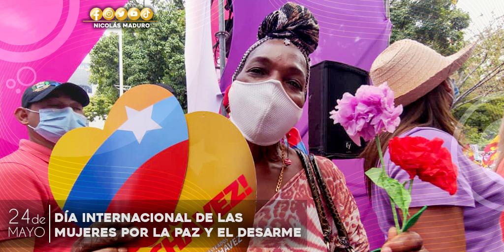Cuando hablamos de las mujeres nos referimos al amor, a la vida, a la fortaleza, a la lucha histórica por la Paz y por una humanidad libre de violencia. Celebramos el Día de las Mujeres por la Paz y el Desarme. ¡Mi reconocimiento para ustedes!