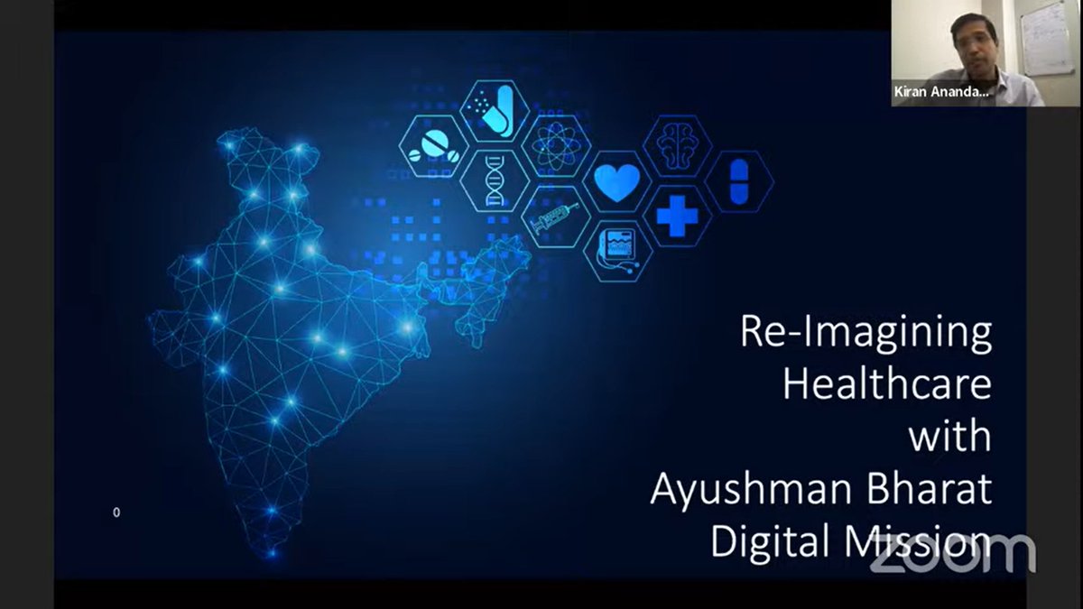 Kiran Anandampillai, Advisor to the National Health Authority (NHA) talks about the Ayushman Bharat Digital Mission on Re-imagining healthcare with ABDM  <a href="/kanandampillai/">kiran anandampillai</a>