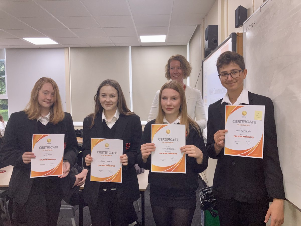 HighdownSchool's tweet photo. Congratulations to our latest cohort of 21 Year 9 students who received their PiXL Edge certificates today. Year 9 are leading the way with a total of 98 certificates issued to date. 2 Year 8 students also received certificates - the first awarded this year!
#pixledge https://t.co/JAYVdkixZU
