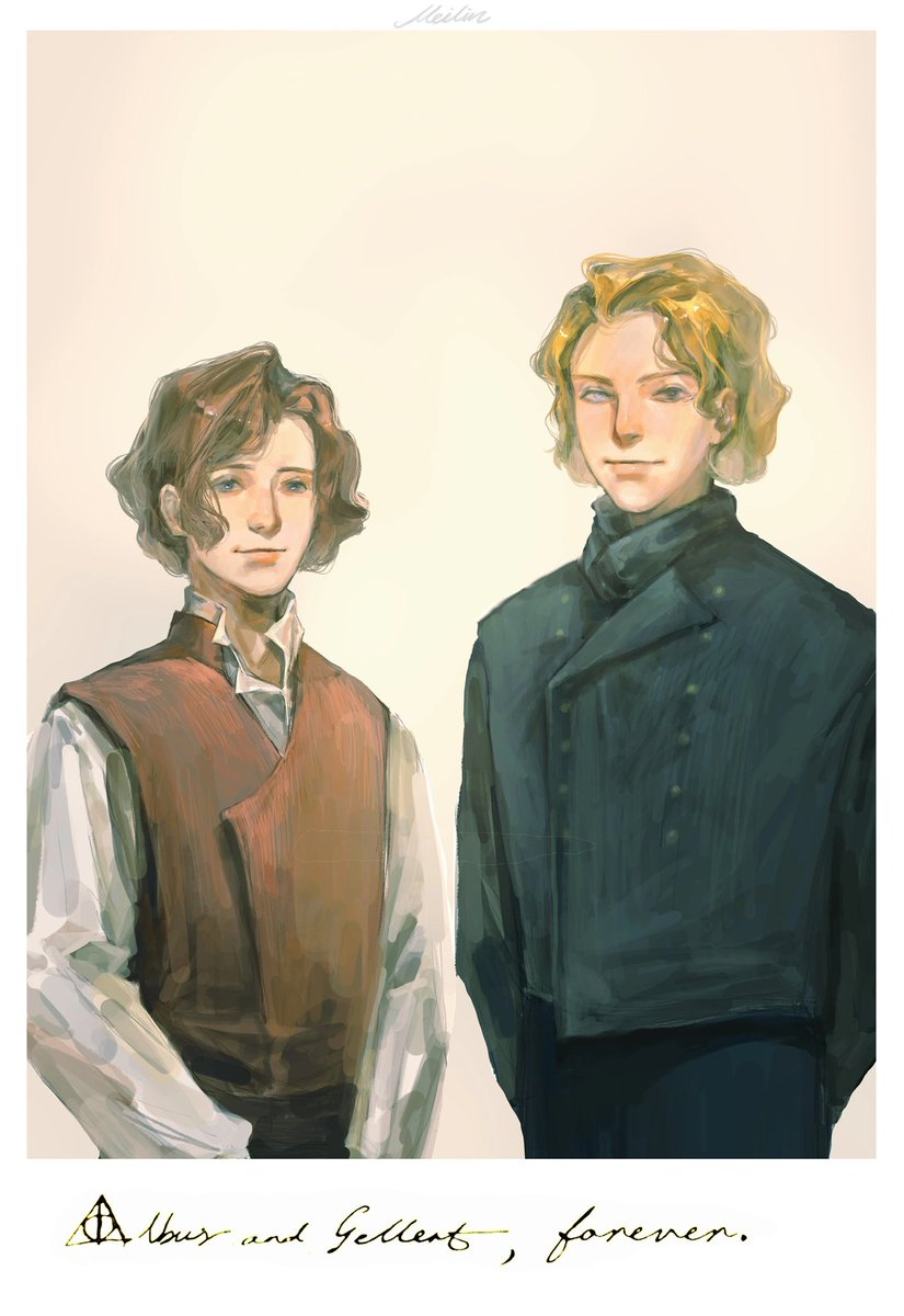 FmlLindsey's tweet photo. EXT.SUMMER IN GODRIC-1899
TEENAGER DUMBLEDORE
&amp;TEENAGER GRINDELWALD.
#Grindeldore 
#GGAD 
#Grindelwald
#Dumbledore https://t.co/OFvxIUvMnp