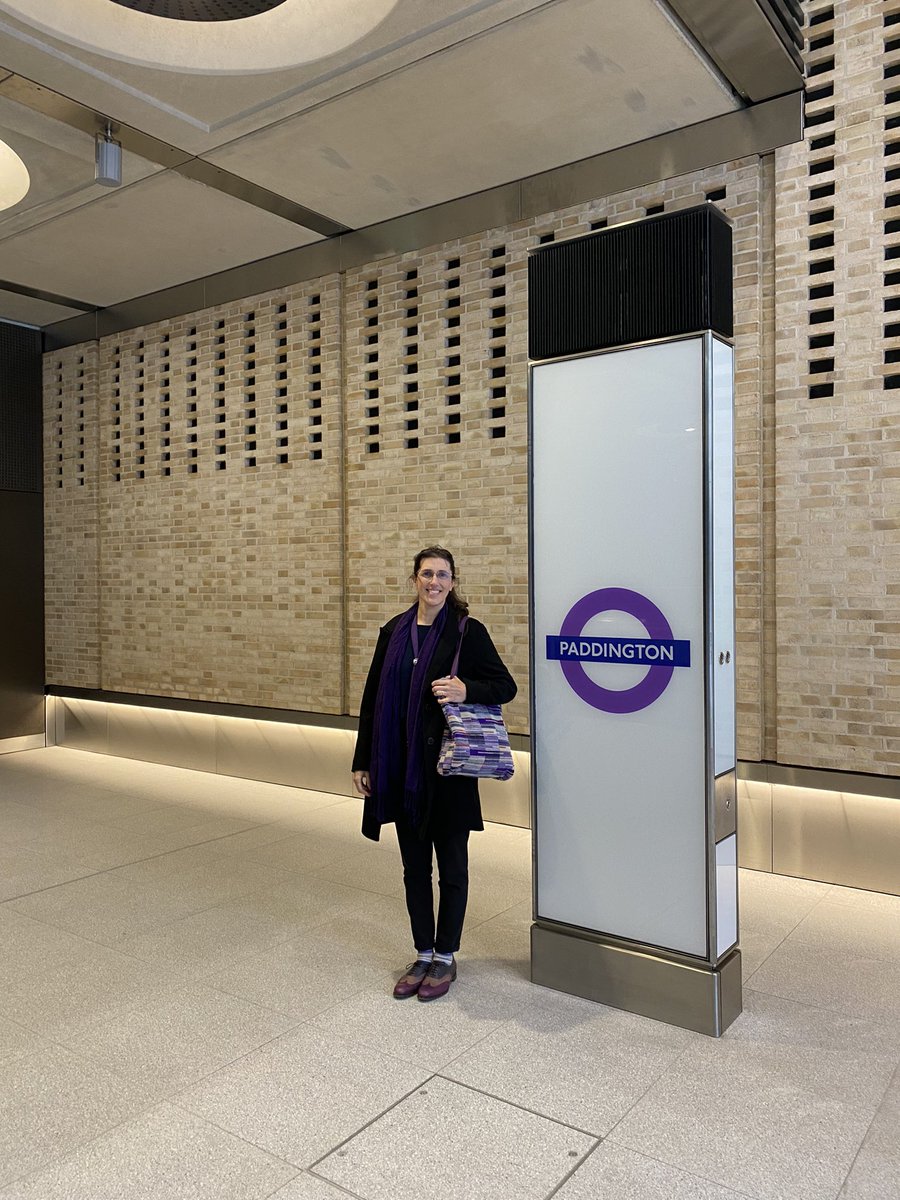AMHammersmith's tweet photo. Looking good, Lizzie! #purpletrain #elizabethline 💜🚈 https://t.co/XhDIQBlWcS