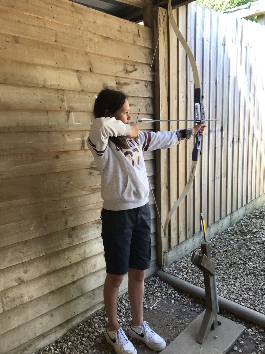 ManorHseSchool's tweet photo. Archery fun - aiming well #IndividualChallenge https://t.co/h7wkAGcJlY