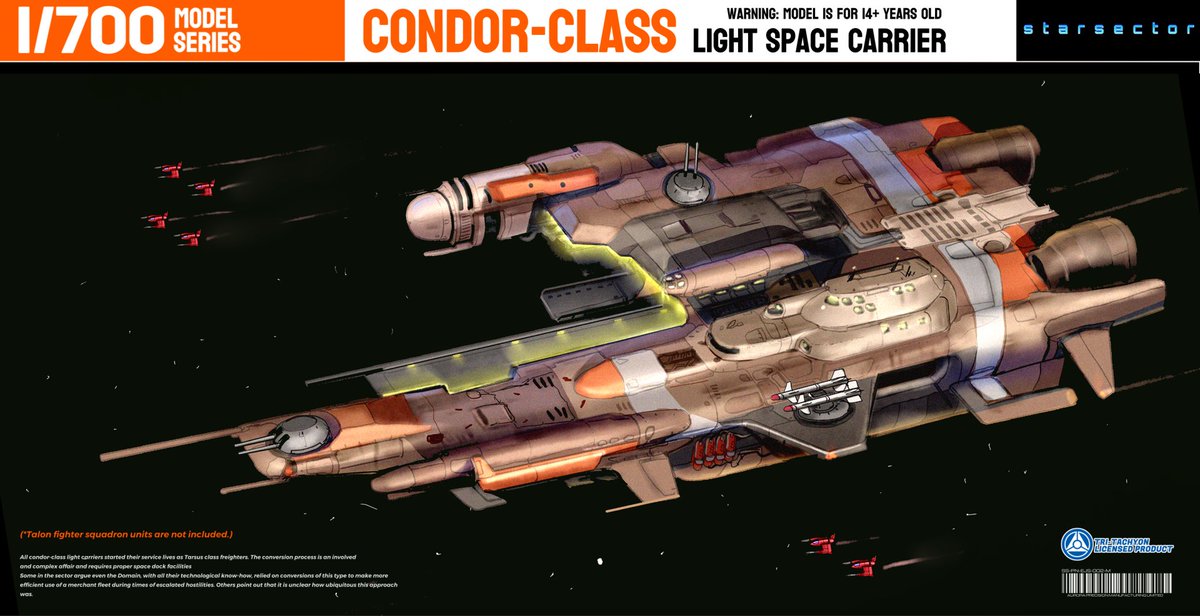 Gsh_60_1's tweet photo. Quick sketch of a light carrier from the awesome game #starsector https://t.co/GS7s9V7iEV