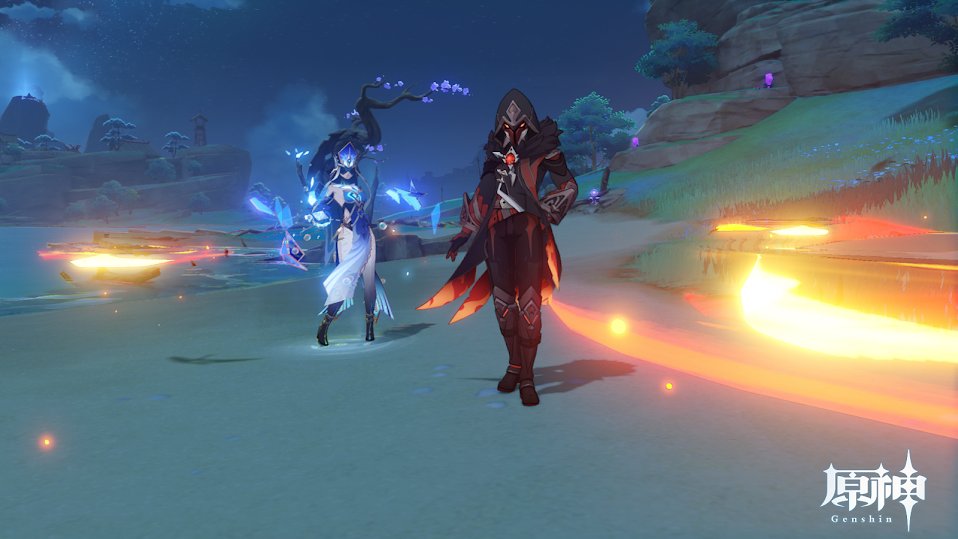 GenshinEnemy's tweet image. 30th fatui/abyss photo
Fatui Pyro Agent &amp;amp; Mirror Maiden
#Genshinlmpact #mirrormaiden #pyroagent #genshinphotography