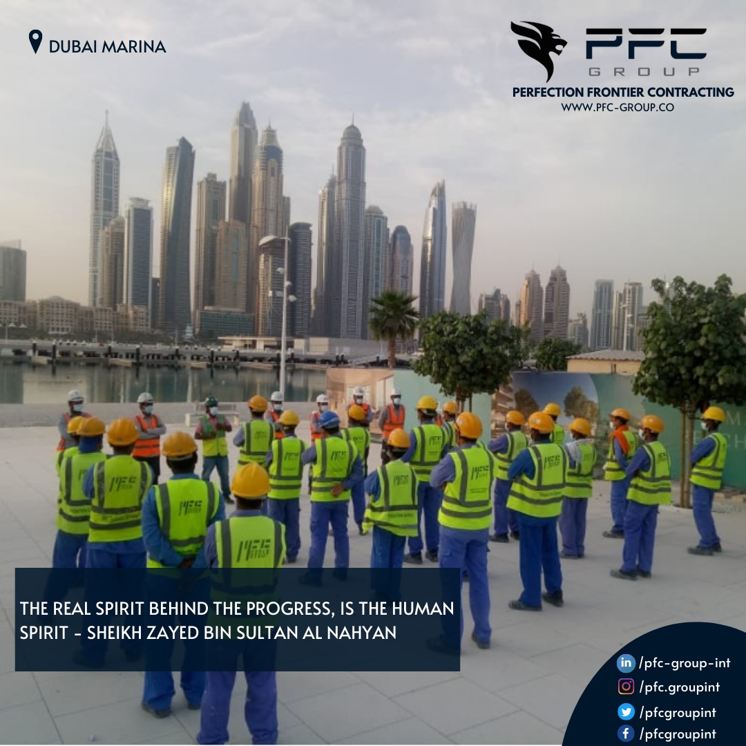 pfcgroupint's tweet photo. The Real Spirit behind the progress, is the Human Spirit – Sheikh Zayed Bin Sultan Al Nahyan
#pfcgroup #construction #concreterestoration #weatherproofing #eifs #etics #kerbstones #crubstones #steelstructures #waterproofing #superstructure #facade #roofing #insulation #flooring https://t.co/rAOIzu2PuP