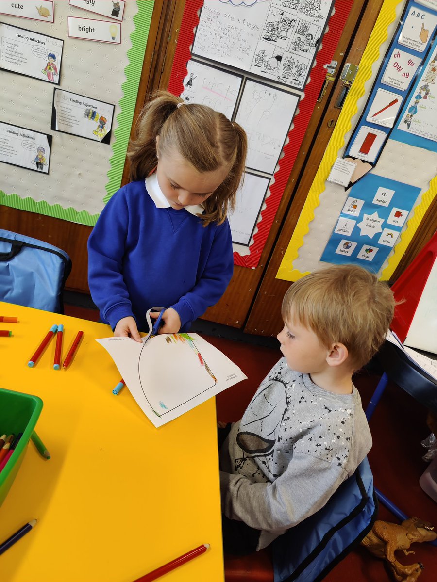 MrsMackie3's tweet photo. This morning P2/1 were visited by some of the children from the nursery  for a Stay &amp; Play visit as part of our transition. The P2/1 children were fantastic role models. https://t.co/qlJAcylcvt