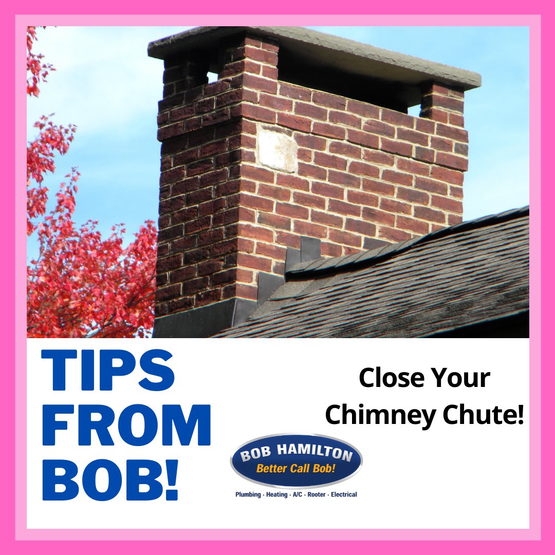 BobHamiltonPLB's tweet photo. #TuesdayTipTime: Close That Chimney! Your cooling system will be forced to work overtime if you leave the damper open; hot air in your home won’t escape up the chimney. Instead, hot gusts of air from outside will flow down the chimney while cooled air escapes. #SummerTips #BHAM https://t.co/vaL6bSjW32