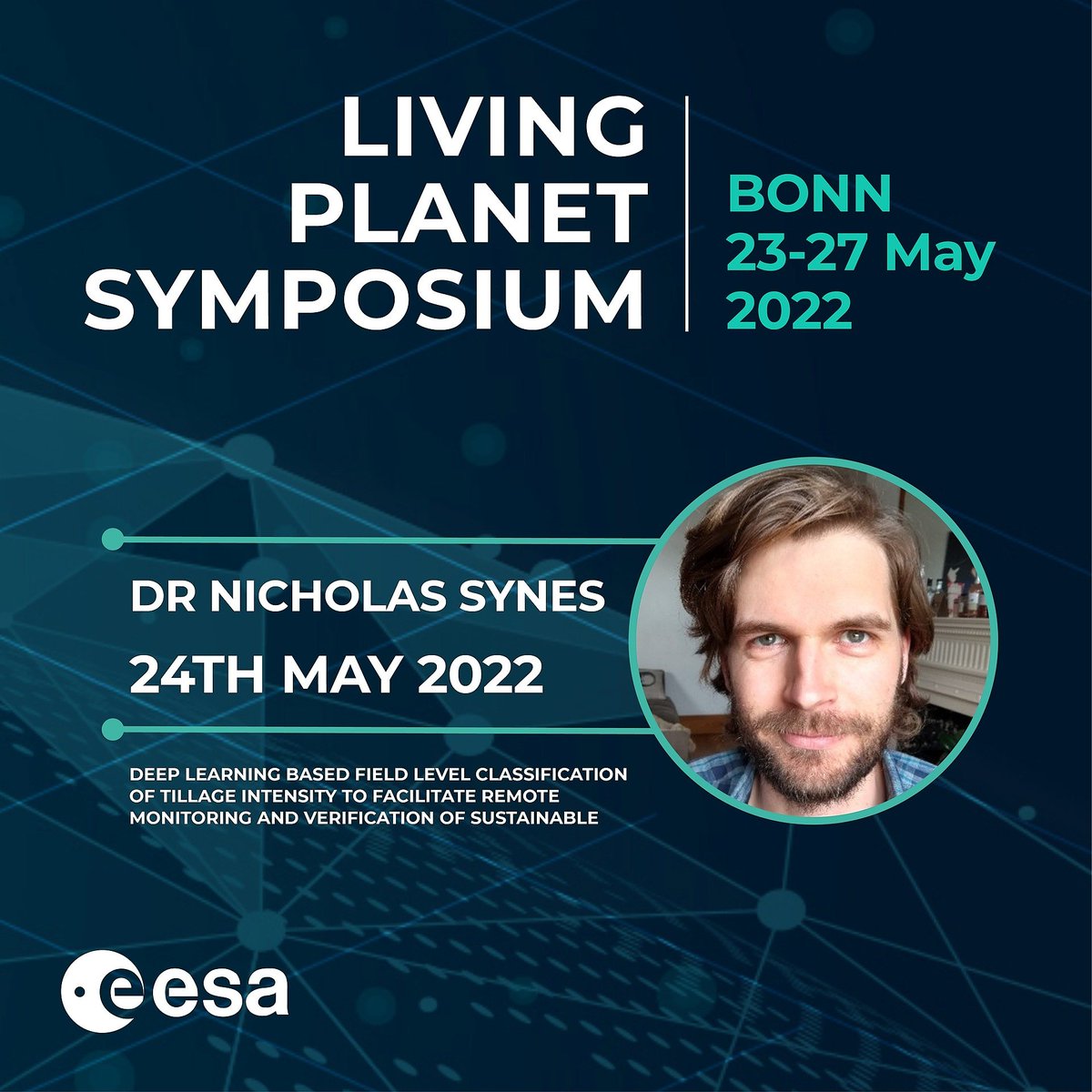 TechHummingbird's tweet image. Taking the stage at the @esa Living Planet Symposium this morning, Dr Nicholas Synes will be discussing how regenerative agricultural practices are key in mitigating the impacts of climate change.
#ClimateChange #smartfarming #RegenerativeAgriculture