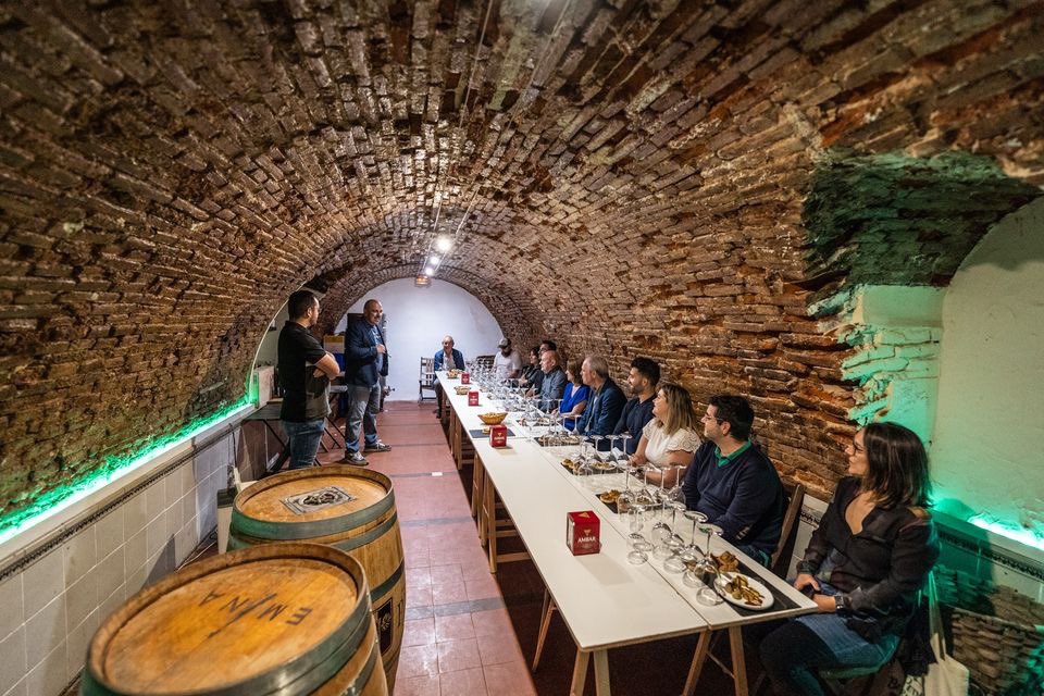 doelhierro's tweet photo. #ACTUALIDAD | Los vinos herreños participan en una cata en Valladolid.

Carmelo Padrón (bodega Soterana) y Alejandro Padrón (bodega Padrón) presentaron los vinos de diferentes bodegas de El Hierro en la Microbodega Urbana de Valladolid.

📷 Diego Winitzky https://t.co/sh3YtzAM6t