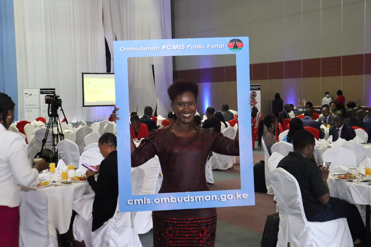 Pomp and colour at the launch of the Commission's Complaints Management Information System (CMIS). The system can be accessed through cmis.ombudsman.go.ke