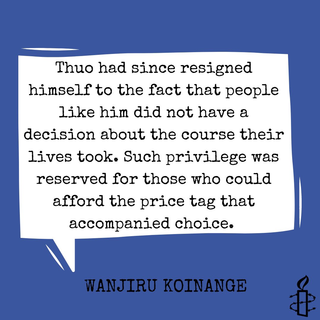 AmnestyKenya's tweet photo. “Unajua kuna deep state”
“Ata nikipiga kura haita matter”
“Politicians only run for office to make money” 
This you? Let’s discuss how leadership affects human rights with our May #AmnestyBookClubKE read, The Havoc of Choice, on June 3rd. #ChambuaUongozi
https://t.co/XW1avlAHYg https://t.co/RGDMm4UaSp