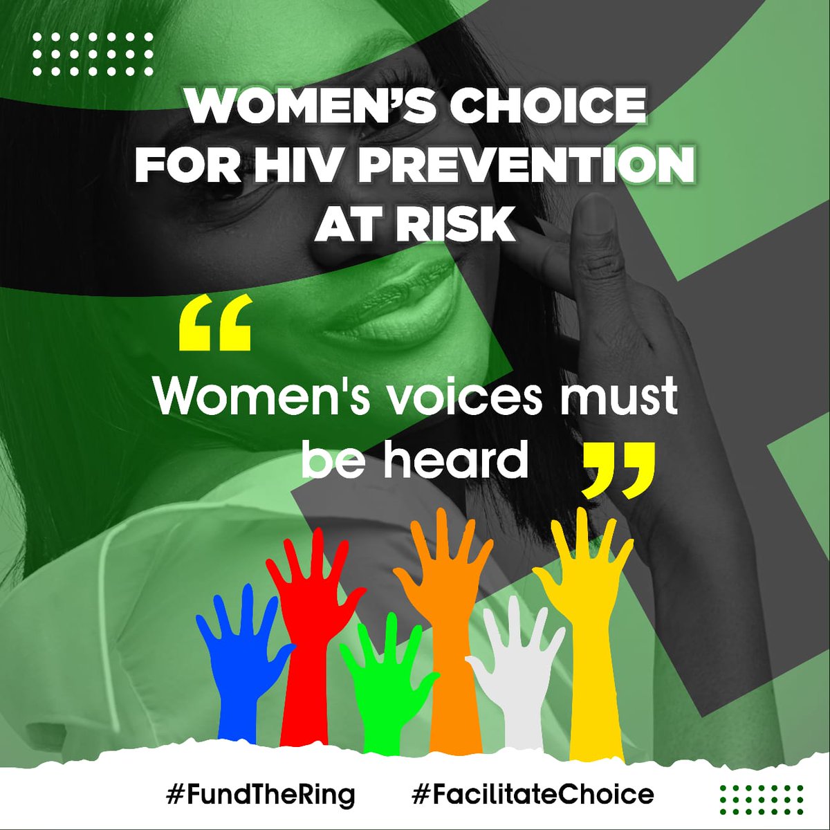 #FundTheRing #FacilitateChoice In July 2020, the EMA announced a positive scientific opinion on the ring as an HIV prevention option for women aged 18 and older.@JNkengasong @PEPFAR @Winnie_Byanyima @USAID @USAIDEastAfrica @AfricaCDC @WHO @GlobalFund