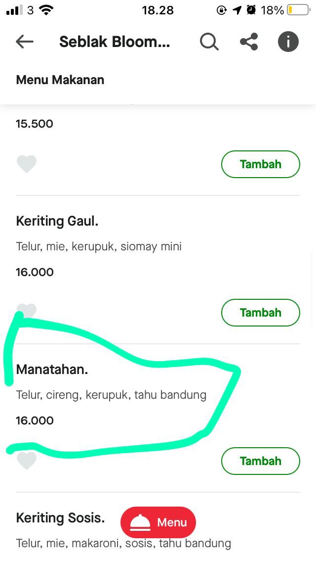 zzither1's tweet photo. @elwa @gofoodindonesia Ini sih mantul bener. Dah kaya namane “manatahan” https://t.co/HA1ZG6kWrb