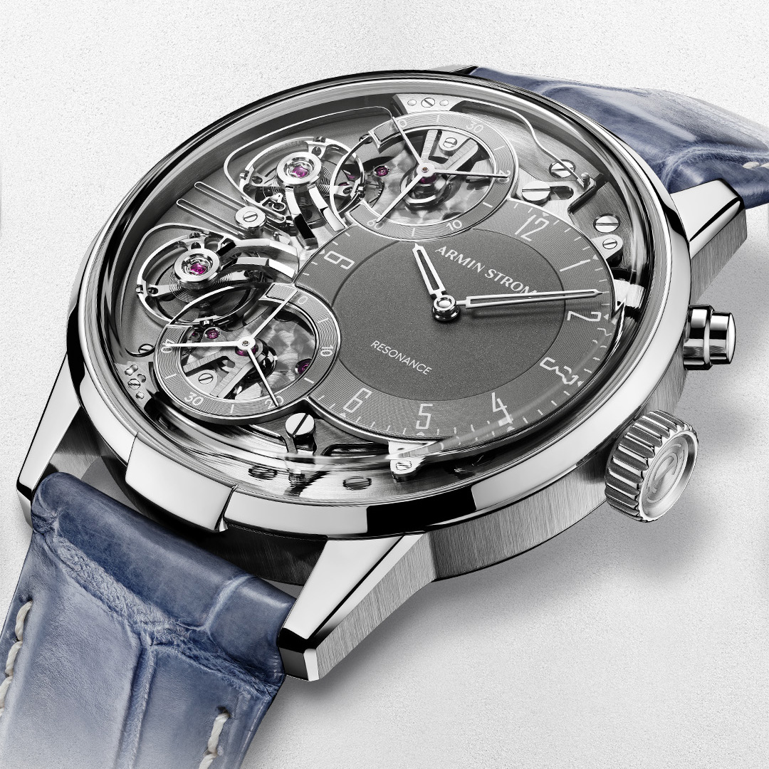 arminstrom's tweet photo. We're thrilled to present you our new Mirrored Force Resonance! Packed in a strikingly elegant design and incorporating Armin Strom’s unique and chronometrically superlative Resonance technology. 
Redesigned from scratch in more slender proportions (43mm x 11.55mm) https://t.co/thxmtNQ0iA