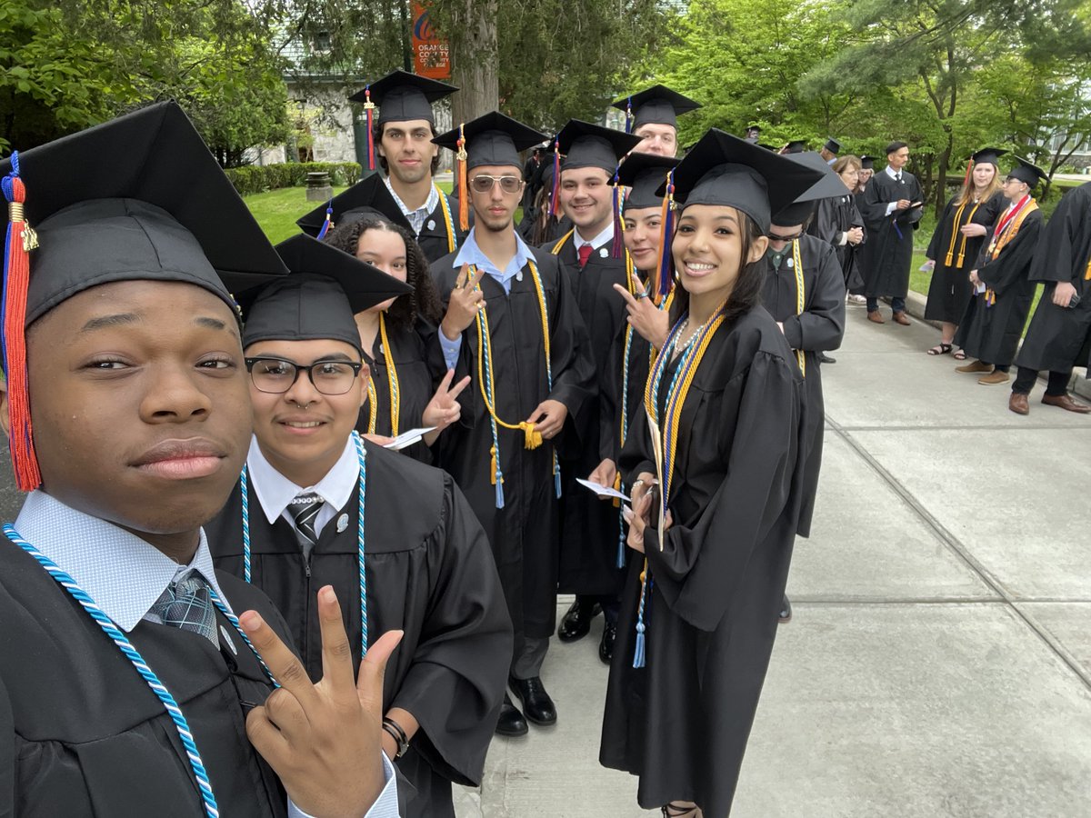 "You're off to great places! Today is your day! Your mountain is waiting, so... get on your way!  
- Dr. Seuss

We are so proud of you NFA P-TECH #Classof2022 🎓!!

#WeArePTECH <a href="/SUNY_Orange/">SUNY Orange</a> <a href="/newburghschools/">Newburgh Schools</a>