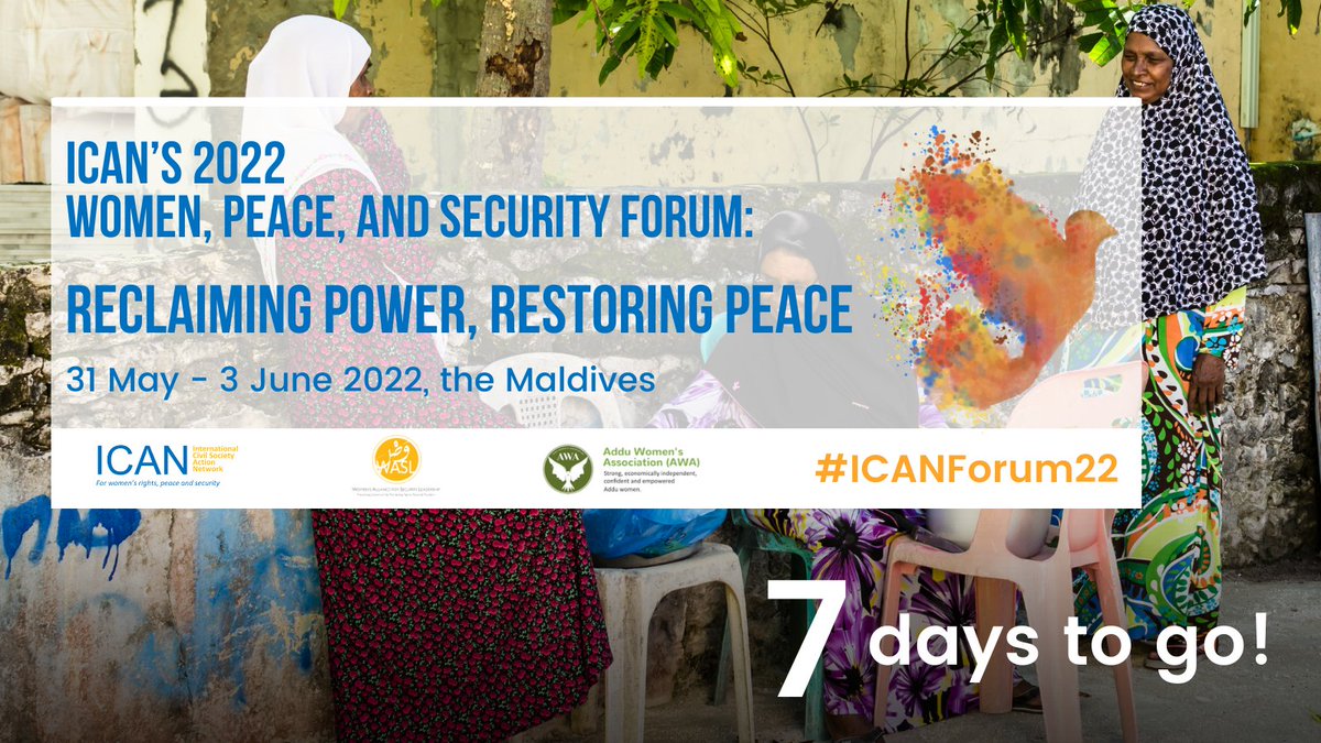 whatthewomensay's tweet photo. 📣 7 days until #ICANForum22
👉 RESILIENCE
In the face of #authoritarianism, violent conflict & #extremisms, compounded by #COVID19 & climate change, women #peacebuilders are taking on the responsibility to protect their communities. ICAN's forum will focus on their resilience. https://t.co/UmvZ39bOkH