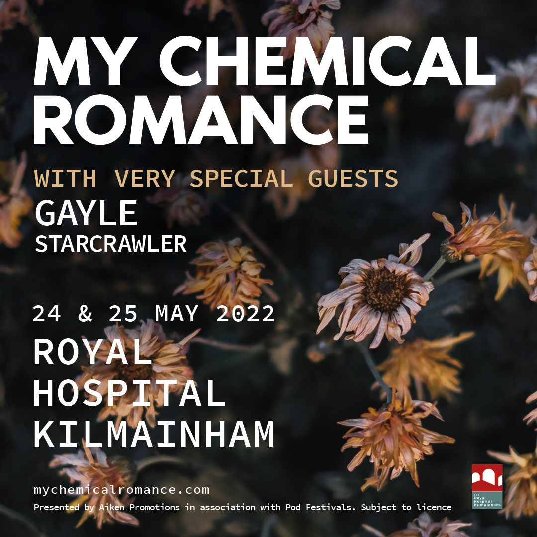 aikenpromotions's tweet photo. ❗ 𝗜𝗠𝗣𝗢𝗥𝗧𝗔𝗡𝗧 𝗜𝗡𝗙𝗢 ❗

@MCRofficial 
RHK Concerts are cashless events. All bars, concessions, and traders will accept contactless payments or chip &amp; PIN payments.
 
• Doors - 5pm
• Starcrawler - 6.30pm
• Gayle - 7.30pm
• My Chemical Romance - 8.45pm https://t.co/pFurNQ6WQp