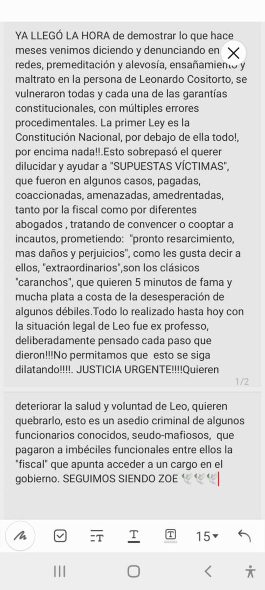 MarianaYturris's tweet photo. @SunriseCeo @miguepierri @guillemdr @RuisdaelMaia @EzelopezONG LIBERTAD PARA LEO!!! NO DILATEMOS MAS LOS TIEMPOS. https://t.co/ZpTRrT1vfI