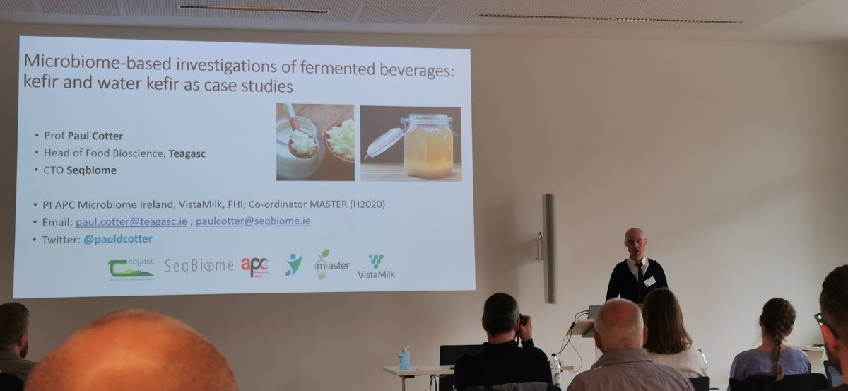 John Leech (@leechfish) on Twitter photo Giving a fantastic overview of sequencing strategies and #FermentedFoods <a href="/pauldcotter/">Paul Cotter</a> at the VLB conference in Berlin Giving a fantastic overview of sequencing strategies and #FermentedFoods <a href="/pauldcotter/">Paul Cotter</a> at the VLB conference in Berlin