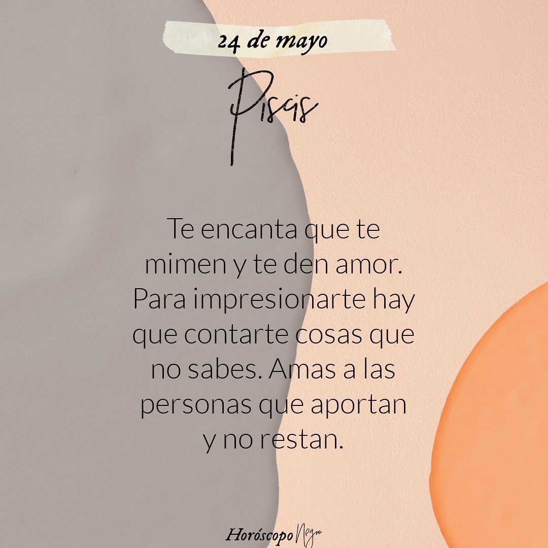 Horóscopo 
Piscis ♓