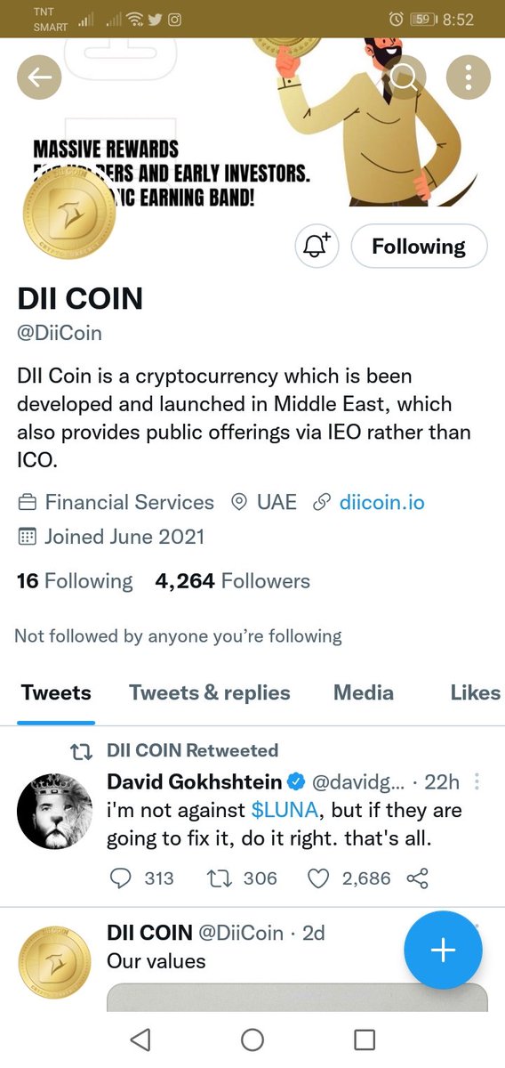 real_mally's tweet photo. @ladyincrypto @DiiCoin Donee https://t.co/t7Uv86rlps