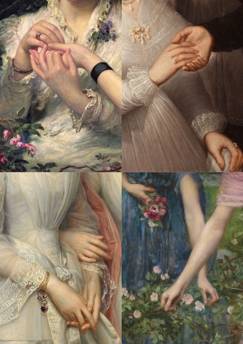 painting details of hands