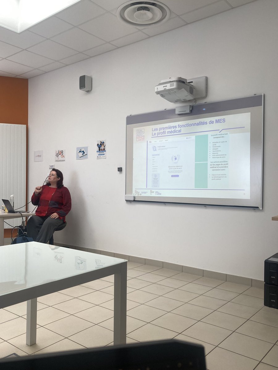 Présentation en direct de l’espace santé et de l’utilisation de base de celui-ci.
#mednum01