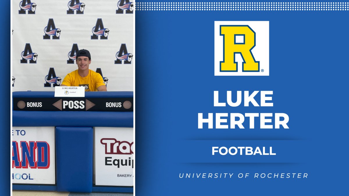 Congratulations to Luke Herter, who has committed to the University of Rochester to play football next year! #CLOCKERPRIDE <a href="/ClockerFootball/">AshlandHSFootball</a> <a href="/ClockerClub/">The Clocker Club</a> <a href="/ClockerNation/">The Clocker Crazies</a> <a href="/Kstcoeur/">Kelley St Coeur (she/her/hers)</a> <a href="/MrsELachapelle/">Erin Lachapelle (she/her/hers)</a> <a href="/Ms_Sullivan_AHS/">Meaghan Sullivan</a> <a href="/AshlandSuper/">Jim Adams (he, him, his)</a> <a href="/ClockerTalk/">Michael A. Caira, Jr.</a> <a href="/AshlandClockers/">Ashland Public Schools</a> <a href="/MetroWestSports/">Daily News Sports</a>