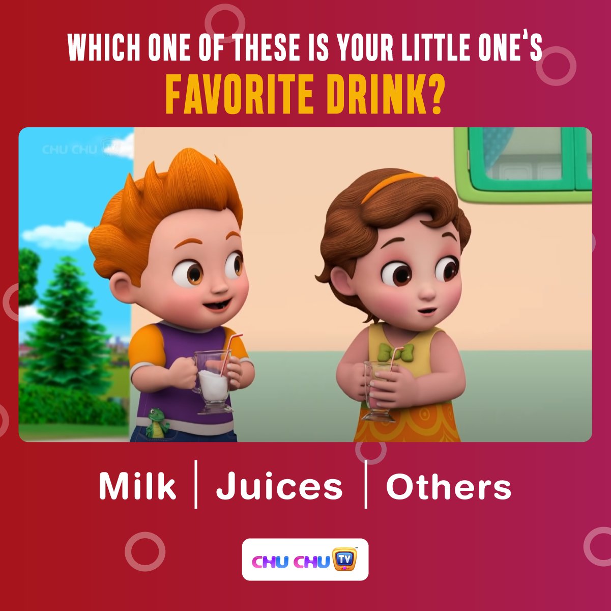Chuchu Tv Nursery Rhymes Hello Parents What S That One Drink Your Little One Enjoys Without Being Fuzzy Comment On Your Answer Below Chuchutv Nurseryrhymes Kidsactivities Parentlife Learningandfun T Co Ieadi4m8zn
