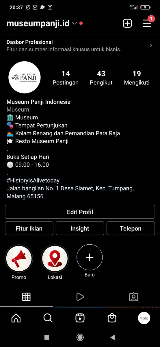 prayogiMA's tweet photo. Postingan tersebut, diupload pada hari Minggu malam diikuti dengan hilangnya semua dokumentasi terkait Museum Panji sebelumnya tanpa menghilangkan BIO yang masih merujuk pada Museum Panji. *Foto kiri sesudah diretas, foto kanan yg sempat kami SS tggl 2 Maret 2022 https://t.co/tGcvu5HKzW