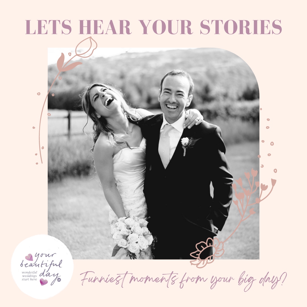 YourBeautifulD3's tweet photo. Bridesmaid blunders, spillages, wardrobe malfunctions are almost expected at some weddings 🙈 

We invite you to share your wedding memories that make you chuckle 🤣 

#yourbeautifuldayuk #weddingplanners #weddingmakeup #yourspecialday #weddingfails https://t.co/KT7Qc55Ggu