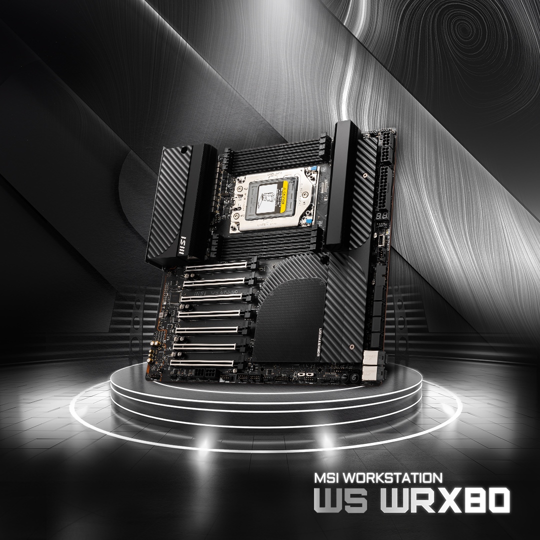 msitweets's tweet photo. It’s time to unveil our new workstation motherboard #WSWRX80.✨
Designed for those who crave optimum efficiency and performance, it’s integrated with excellent thermal solution, maximum expansion, high stability components! 👉https://t.co/mNaoNU8r5o

#WorkstationPC #AMD @amd https://t.co/0D605wC4va