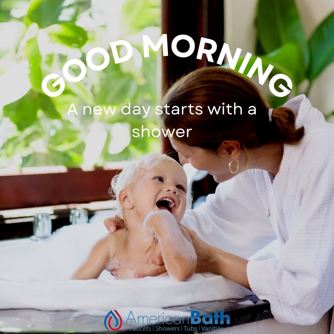 american_bath's tweet photo. Good Morning! A new day starts with a shower! https://t.co/Zs427oqifv